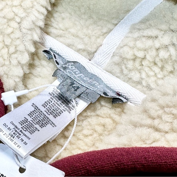 Bonpoint Bordeaux Sherpa Hoodie - Picture 2 of 4